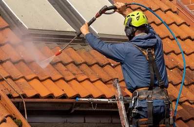 Démoussage et hydrofuge de toiture à Blot-l'Église